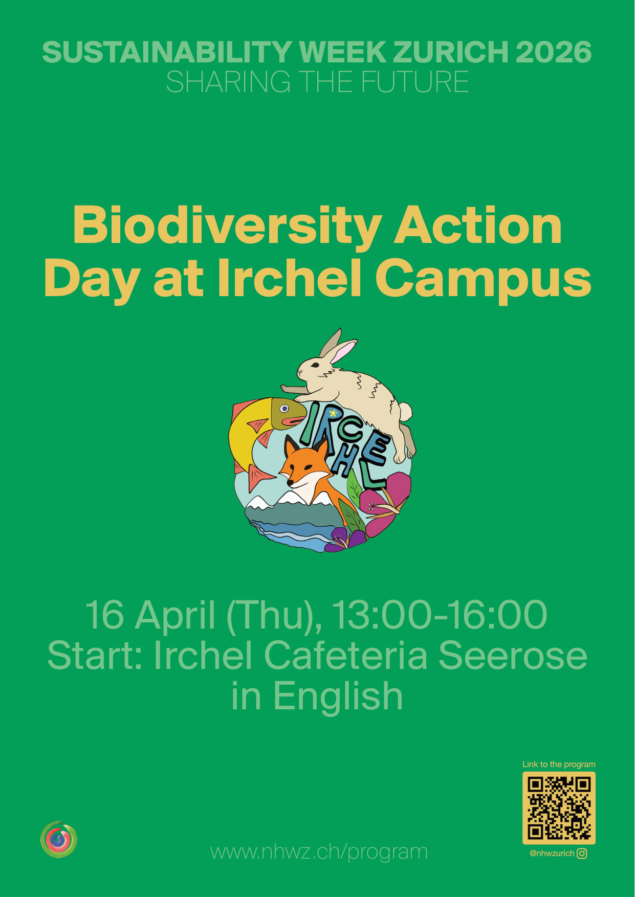 Biodiversity Action Day at Irchel Campus
