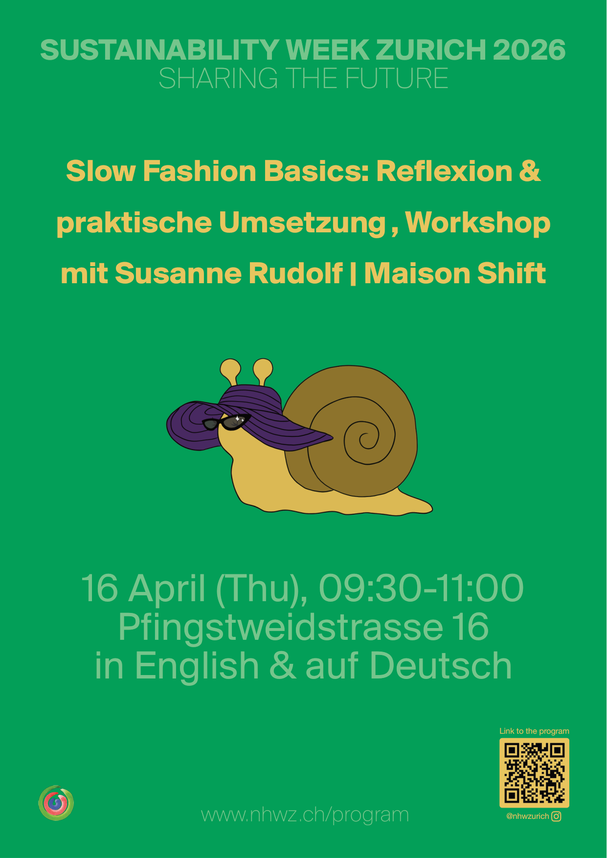 Slow Fashion Basics: Reflexion & praktische Umsetzung , Workshop mit Susanne Rudolf | Maison Shift