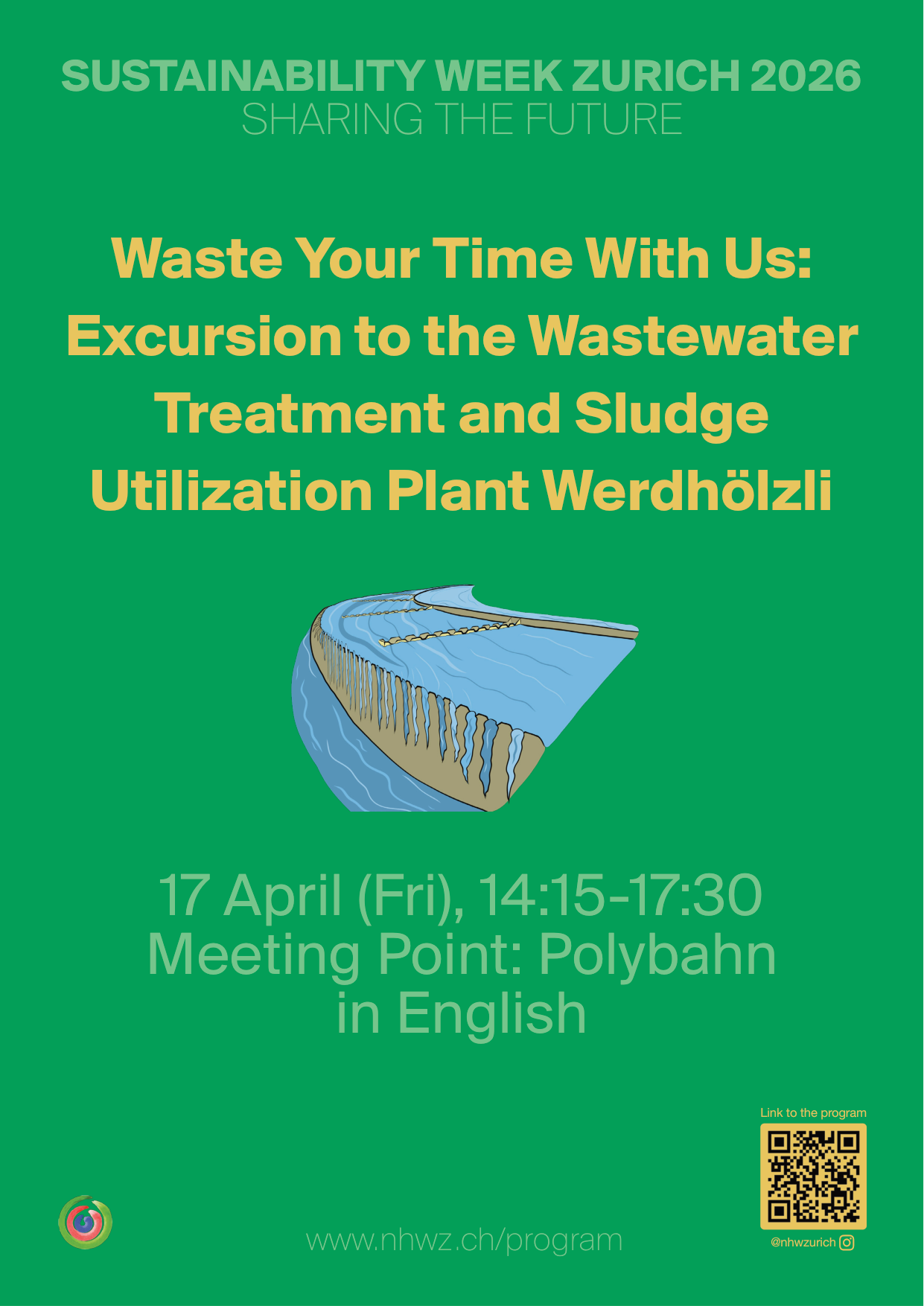 Waste Your Time With Us: Excursion to the Wastewater Treatment and Sludge Utilization Plant Werdhölzli