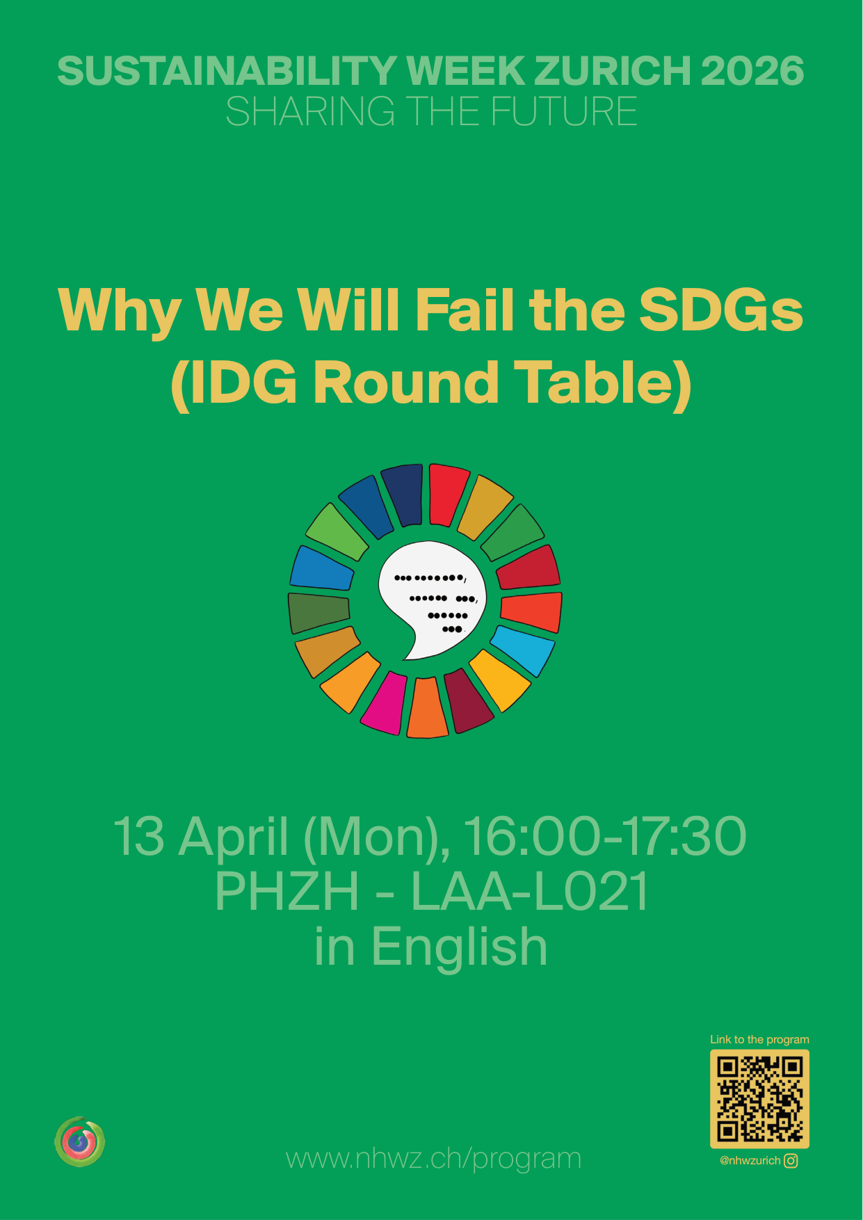 Why We Will Fail the SDGs (IDG Round Table)